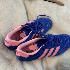Adidas Royal Blue and Soft Pink Taekwondo Shoes